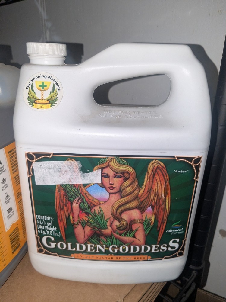 Advanced Nutrients Golden Goddess 4L Bottle Coco Safe New Sealed!