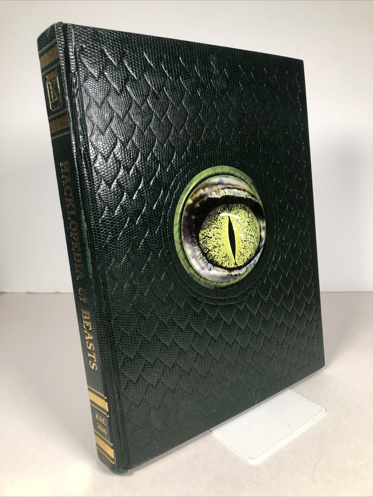 HACKMASTER HACKLOPEDIA OF BEASTS Hardcover RPG Bestiary Rule book Kenzer