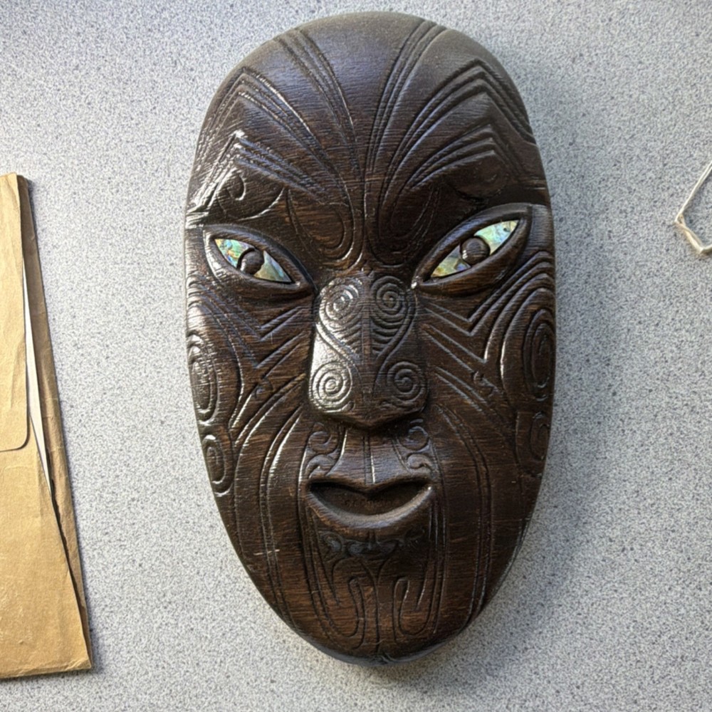 Mask with Hanging Cord Decorative Wall Wall Art