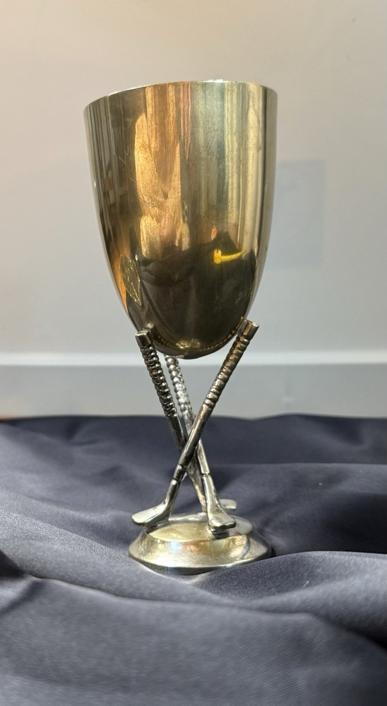 Silver Plated Golf Cup Vintage