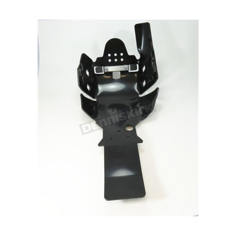 T.M. Designworks Full Coverage Skid Plate w/Link Guard - YALG-265-BK