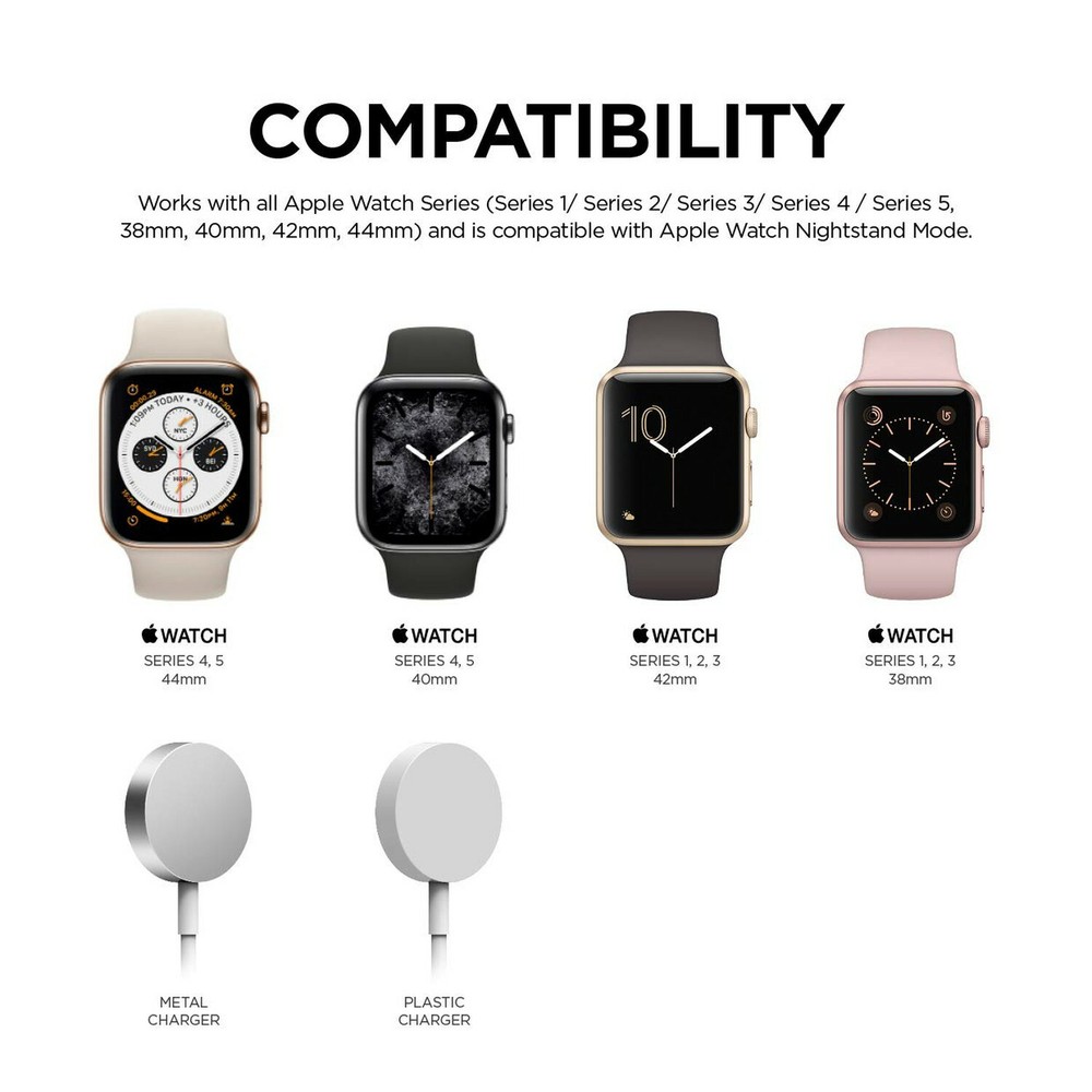Apple Watch Stand - elago® W2 Stand [Black]