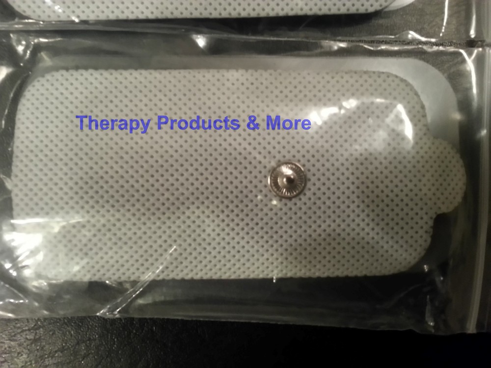 Rectangular Massage pads Electrodes(8) with Cables for ELIKING Digital Massagers
