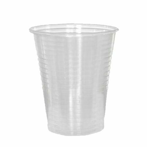 7 oz. Clear Disposable Plastic Cups - Cold Party Drinking Translucent Cups BULK