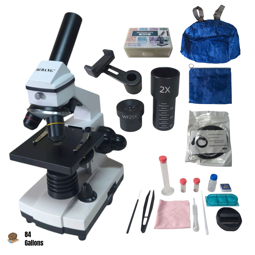 Microscope for Adults Kids, 100X-2000X BEBANG Compound Microscope *Open Box