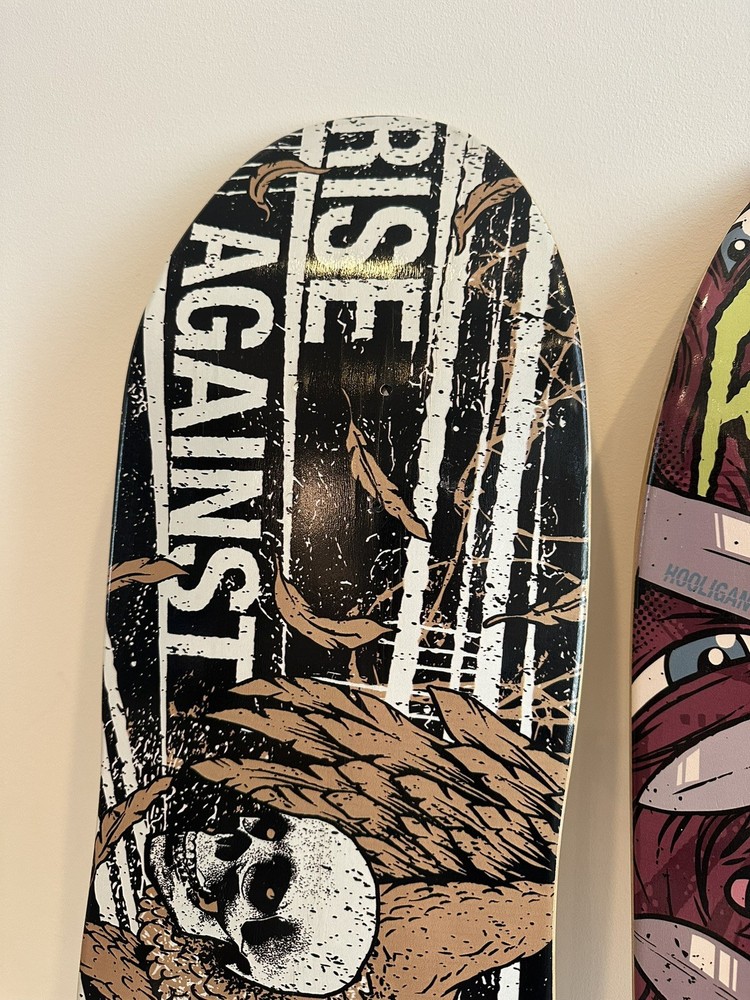 2 Rise Against Skateboard Skate Decks