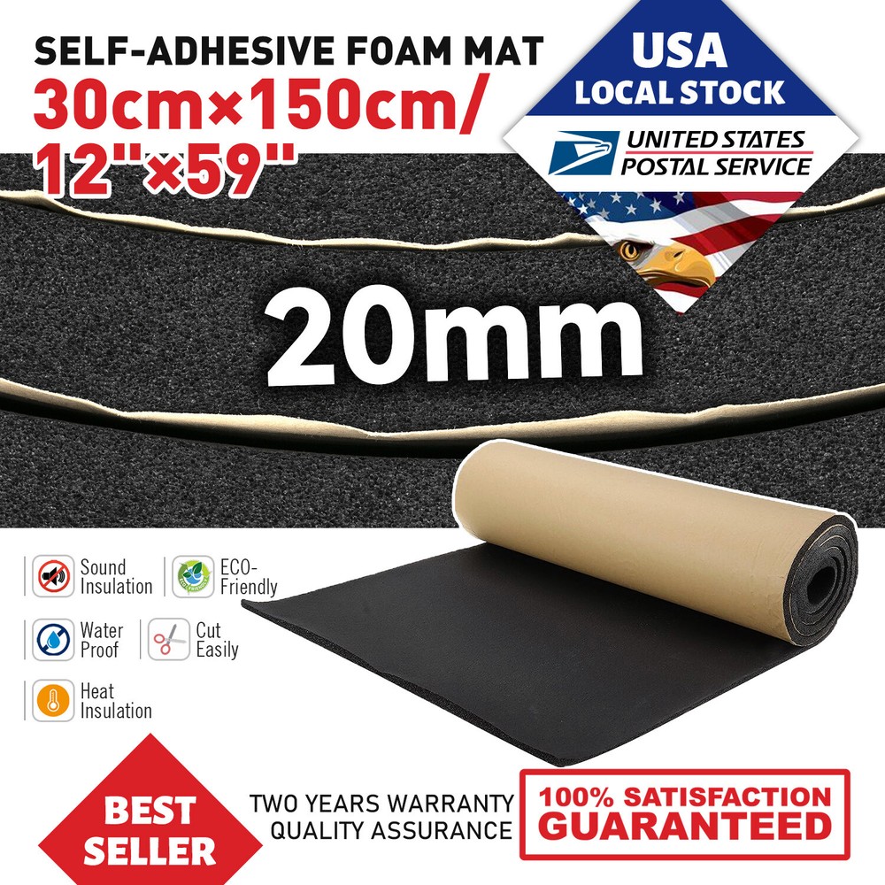 4/5" Thick Multi-Purpose Foam Tape Heavy Duty Upholstery Padding for Craft Sheet