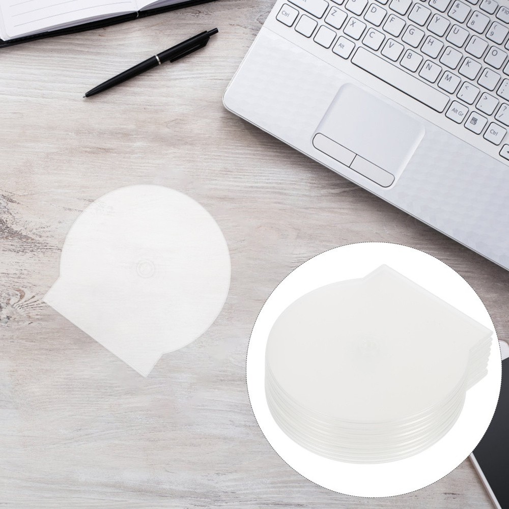 40pcs CD Case Clam Shell DVD Case Portable CD Storage Container Storage Box