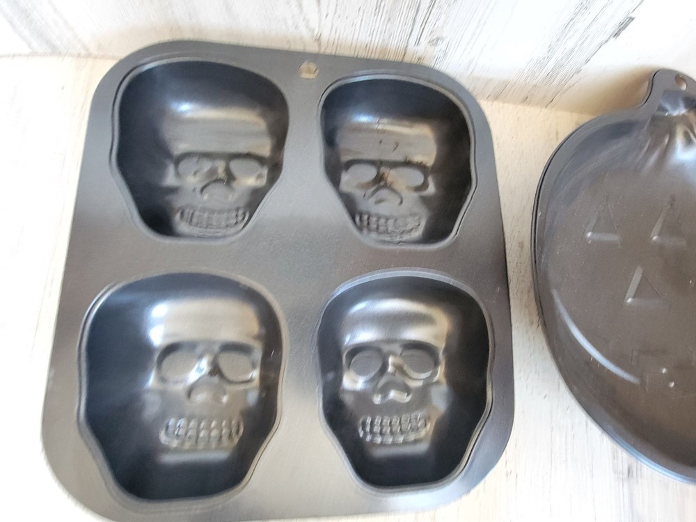Baking mold pumpkin skull head kitchen accessory set home