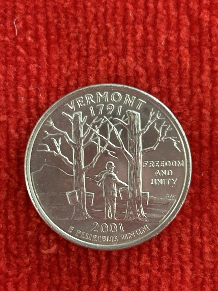 2001 Vermont State Quarter Excellent