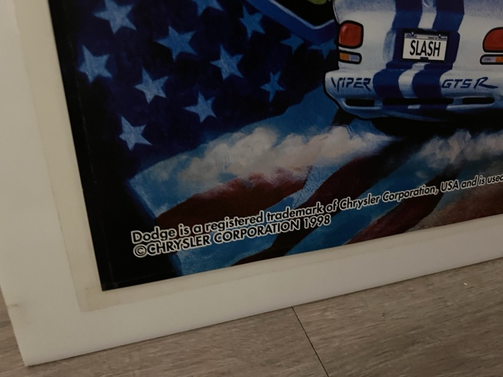 1996 SEGA Pinball Translite Viper