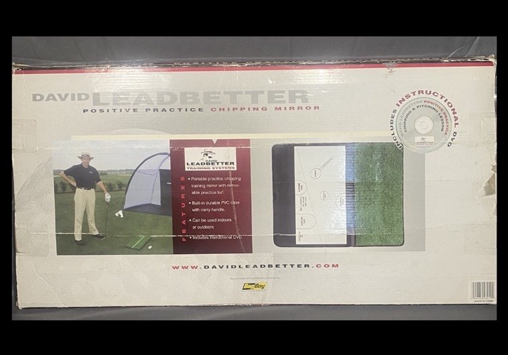David Leadbetter Positive Practice Chipping Mirror Golf Training Aid NOS