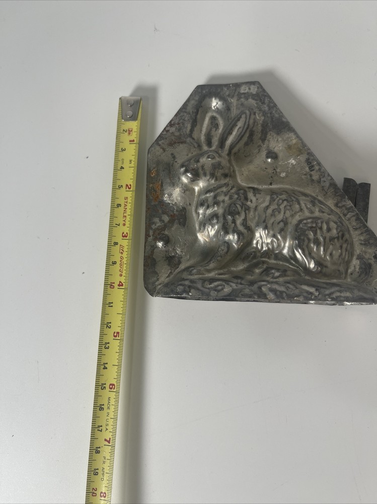 VTG Metal Rabbit Candy Chocolate Mold