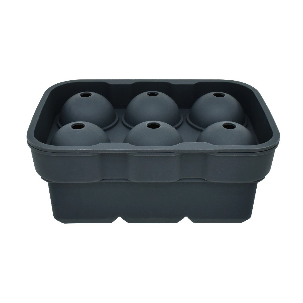 (3 pack)Ice Cube Tray, 3Pack Silicone Ice Cube Tray Grey, 3 pack