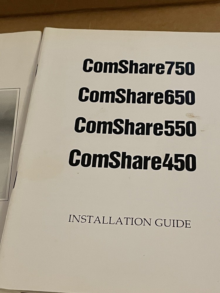 Command Communications Comshare 550 Telephone Line Sharing Device 1993 Vintage