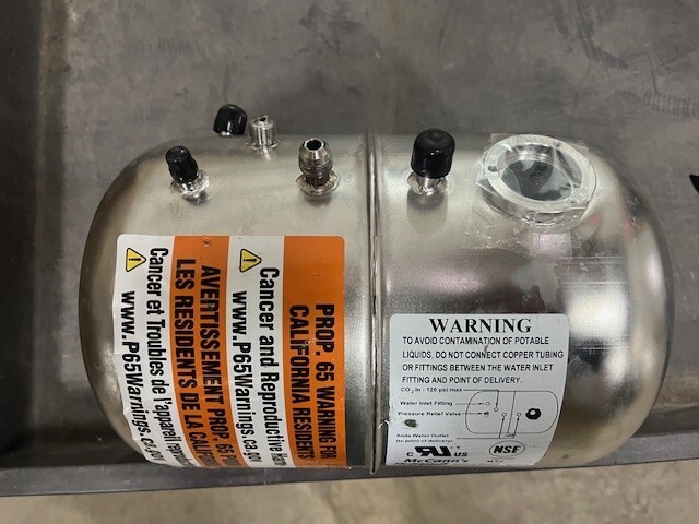 MCCANNS CARBONATOR TANK E2 01/25