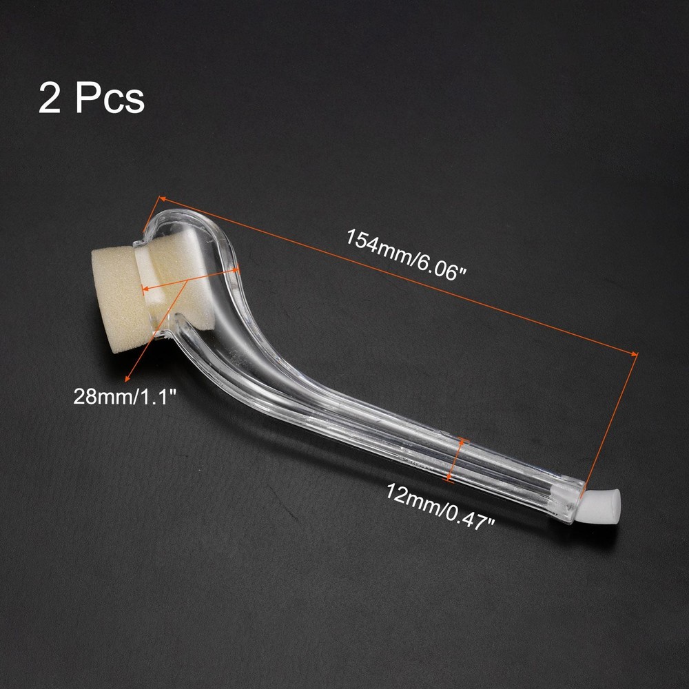 Queen Bee Catcher Pipe Plastic Catch Cage Beekeeping Tool Transparent 2Pcs