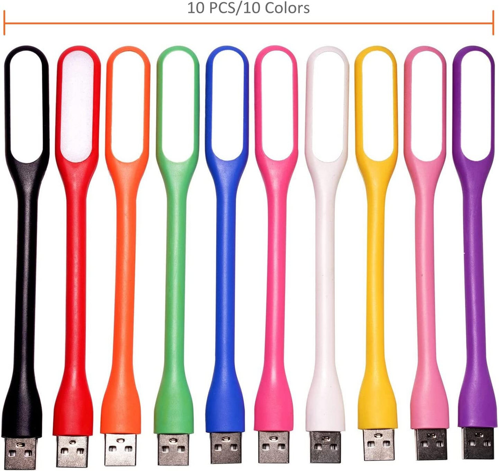 Mini USB Light For Keyboard Flexible USB Laptop Light Adjustable USB Lamp 10Pack