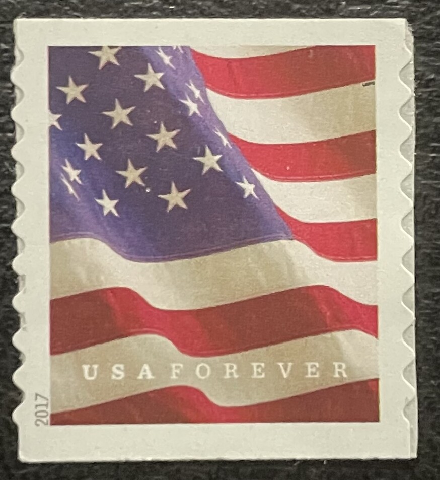 2017 Scott #5159 - Forever - U. S. FLAG - Single Mint NH Coil Single