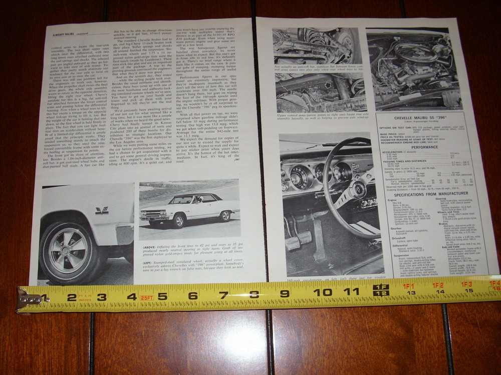1965 CHEVELLE MALIBU SS ORIGINAL ARTICLE