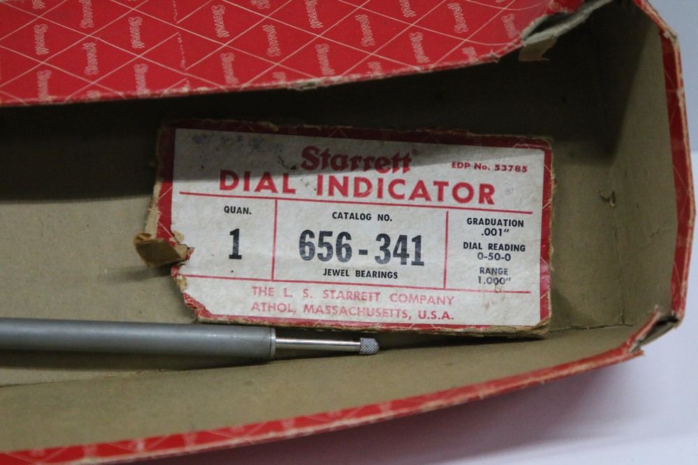 Starrett 656-341 Indicator Rande 0 - 1" #2765