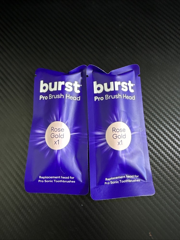 Burst Pro Replacement Brush Head (2pack ROSE GOLD)