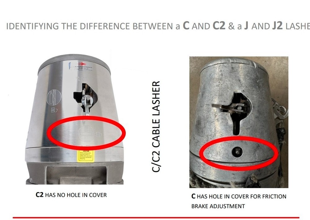 Cable Lasher C2 ONLY Spacer Kit, New