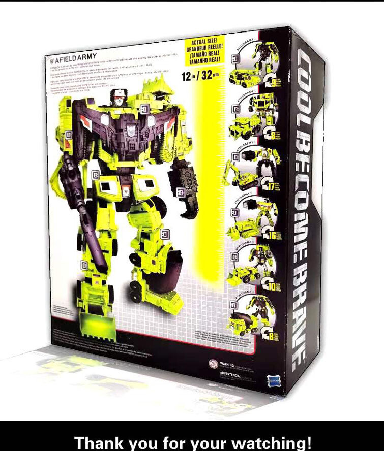 12in For G1 Transformers Robot IDW Devastator Mod Action Figure Toy Set No Box