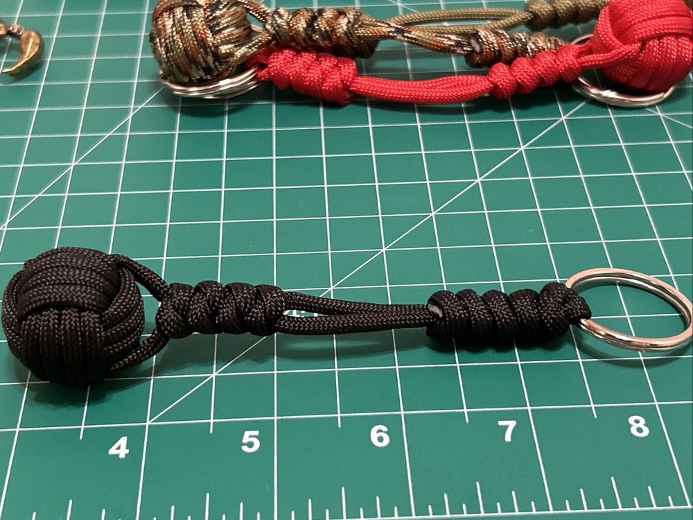 HANDMADE Paracord Monkey Fist  ( Black )