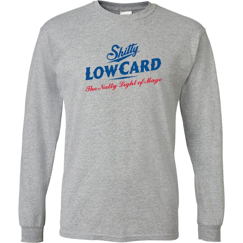 Lowcard Mag Natty Logo Men's Long Sleeve T-Shirt - Medium