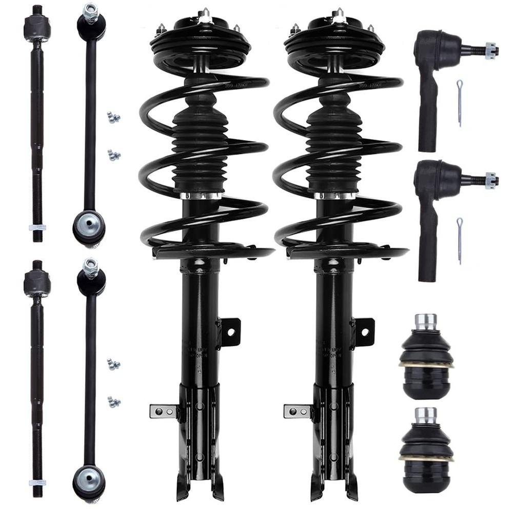 Struts Assembly Kit for Caliber 2009-2012 with Ball Joint Tie Rod 10 Pcs 172368