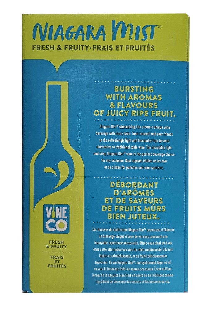 VineCo Niagara Mist Blackberry Wine Ingredient Kit