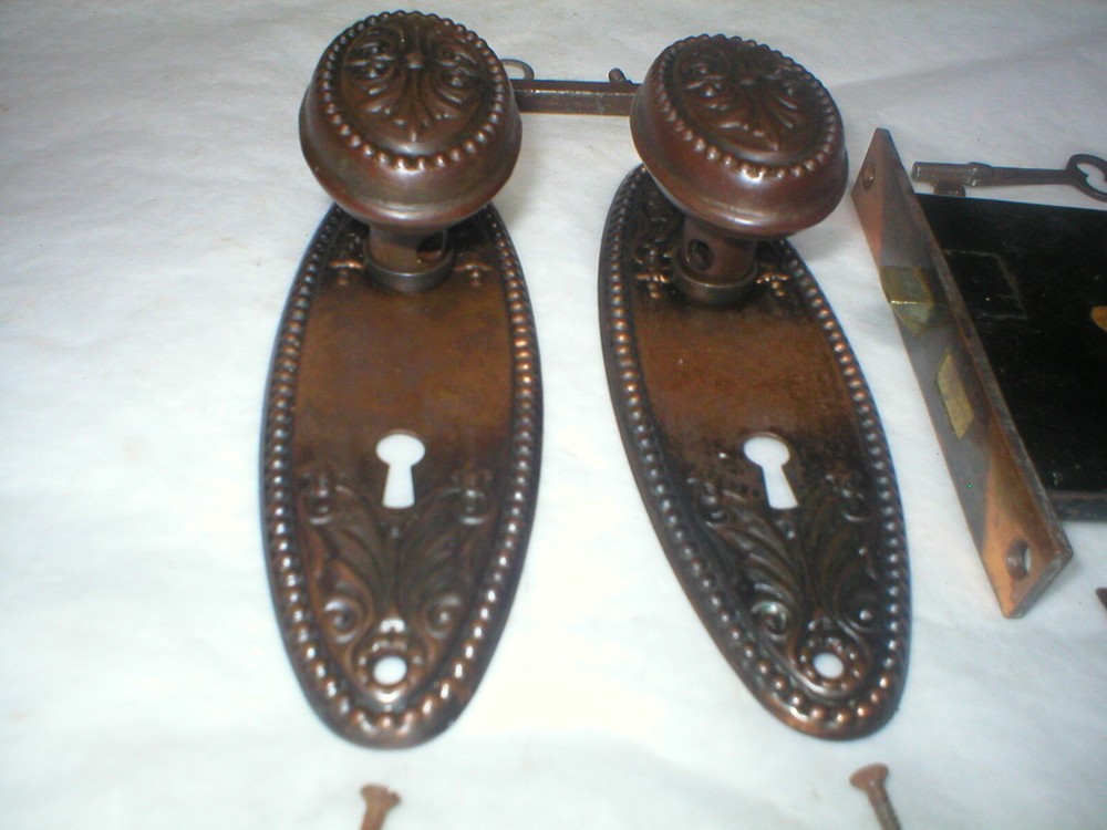 Antique Victorian Era Door Hardware
