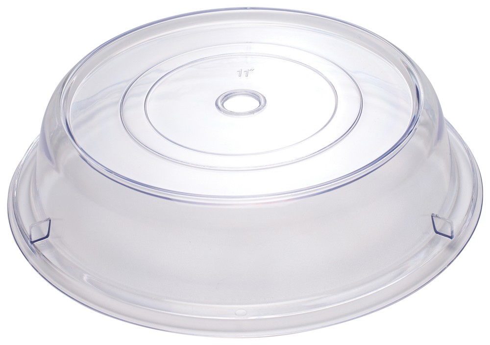 11" Clear Round Plate Cover, 2-1/2"H, Stackable, PC (12 Each)