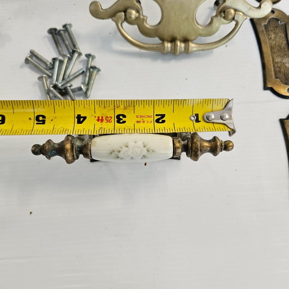 Large Lot Of Assorted Drawer Knobs And Pulls ( mixed lot)