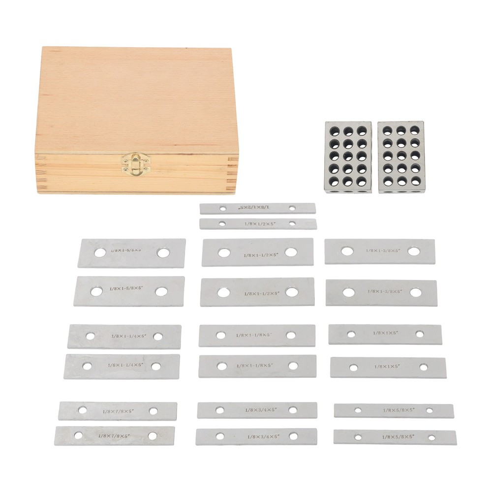 1/8 X 5" 10 Pair Precision Parallel Set AND Matched Pair Of 1-2-3 Blocks