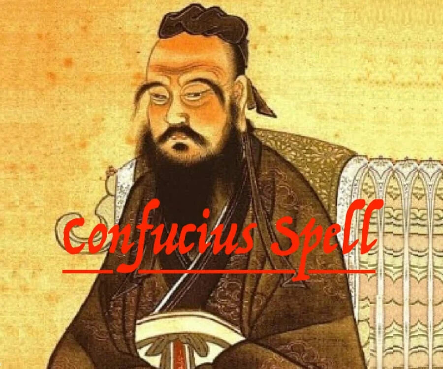 Confucius Wisdom and Inner Peace Spell