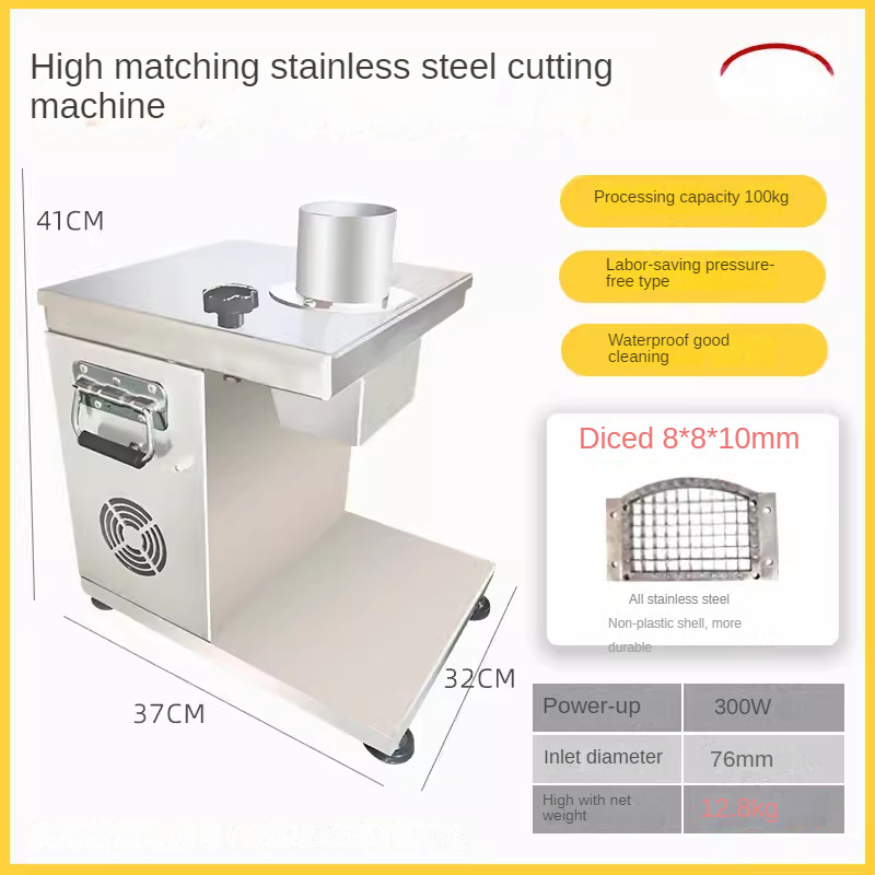 Fruit and Vegetable Dicing MachineCommercial Electric Automatic Vegetable Cutter