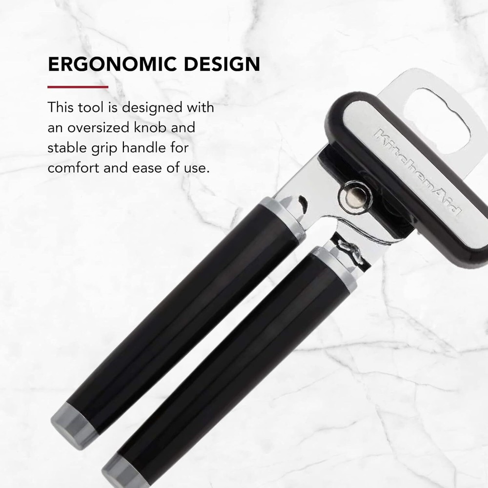 KitchenAid Classic Multifunction Can Opener and Bottle One Size, Black