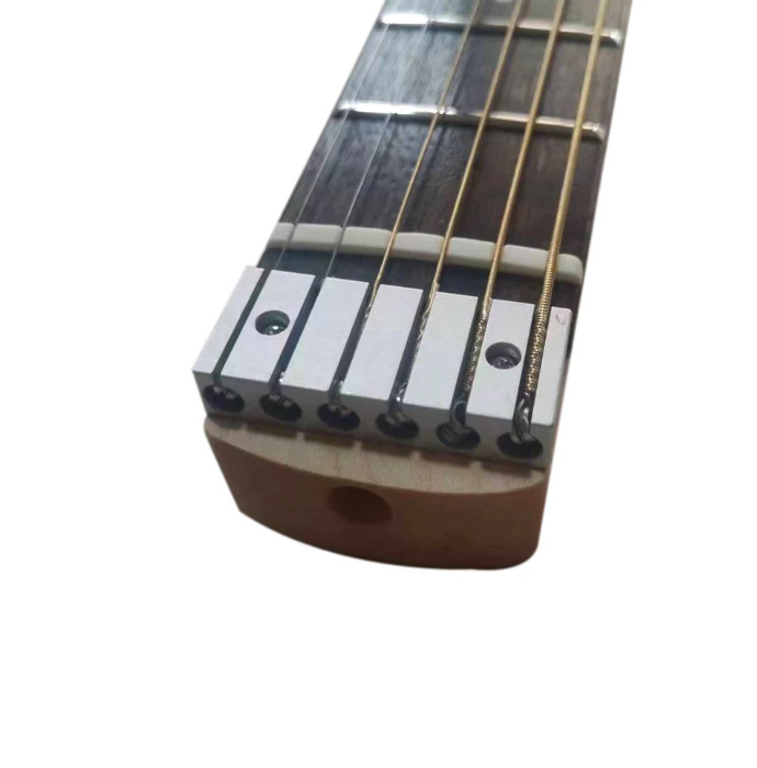 Electric guitar headless 42mm nut and bridge