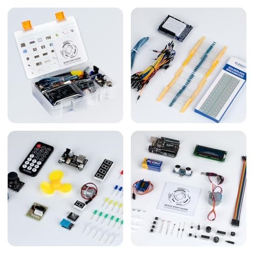 Super Starter Kit for Arduino IDE - UNO R3 Board, Tutorials & Accessories