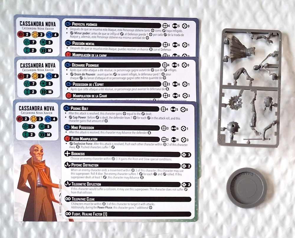 Marvel Crisis Protocol Cassandra Nova from Sentinels affiliation pack 2026