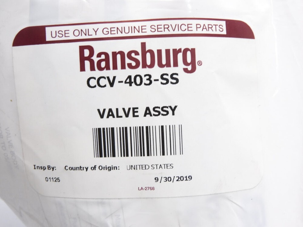 RANSBURG CCV-403-SS NSMP