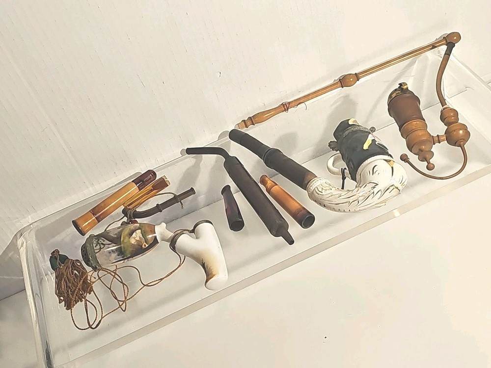 Vntg Assorted Pipes Parts And Maybe Complete