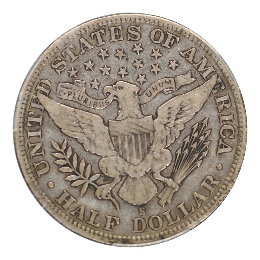 1905-S Barber Half Dollar PCGS VF-25