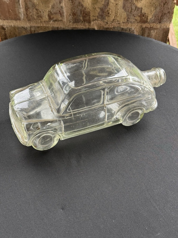 Vintage Car Shape Glass Bottle (Decanter)