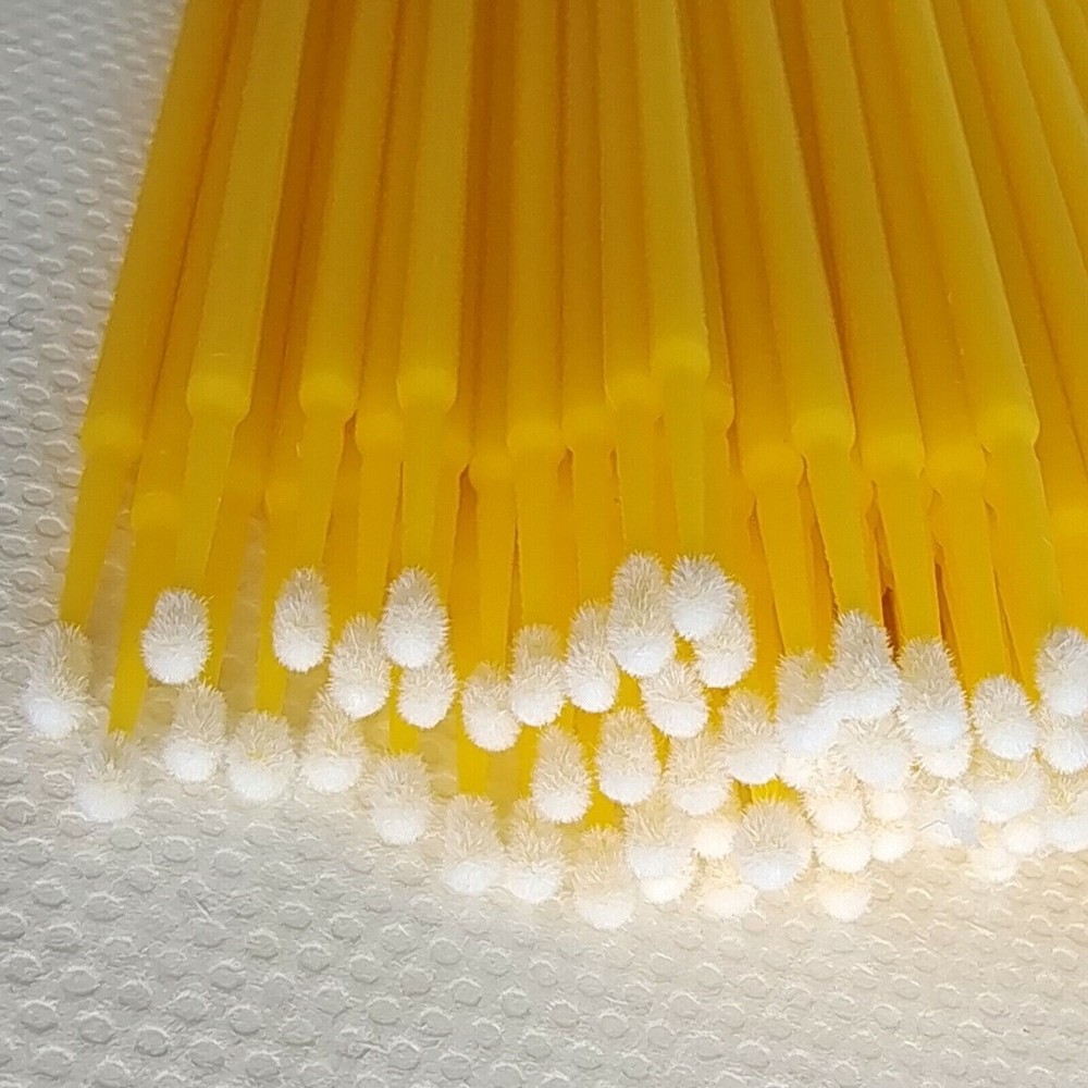 100 Pcs Dental Disposable Material Micro Brush Tooth Applicator 2.0mm