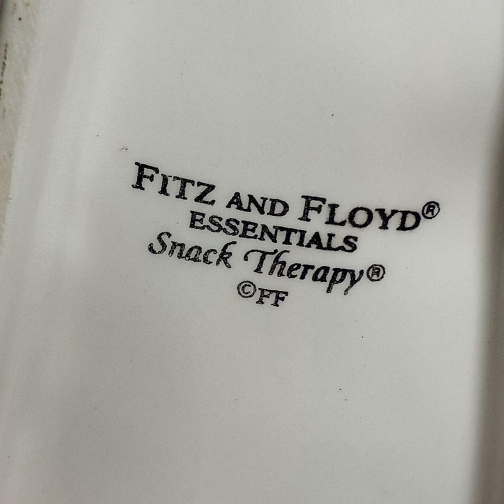 FITZ and Floyd Snack Therapy Snowman Server