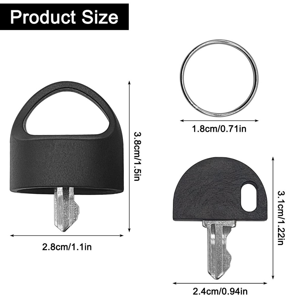Easy Pull Key Compatible for Pride Mobility Scooter (Set of 4), Deluxe...