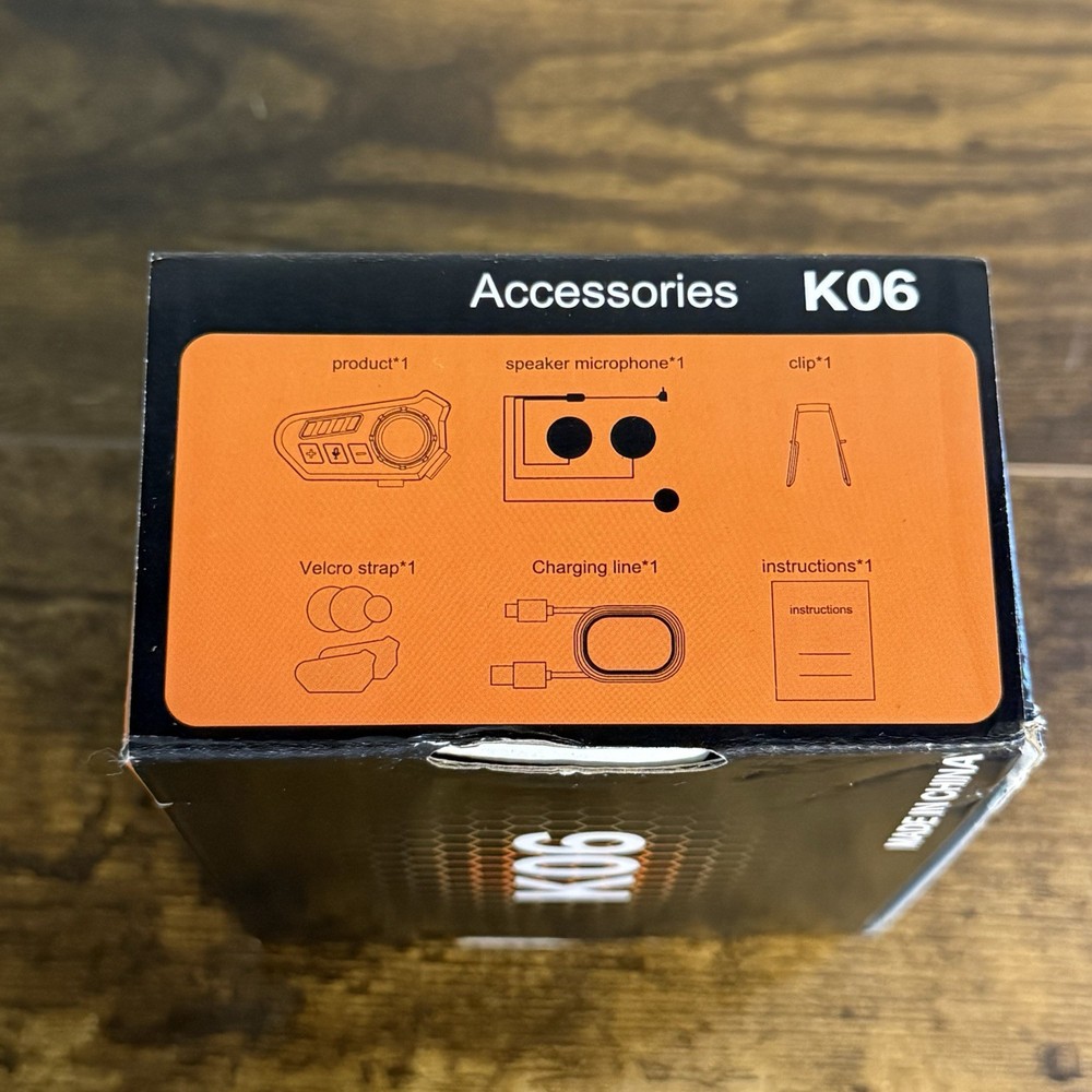 NEW – Wireless Motorcycle Helmet Earphone Microphone – K06